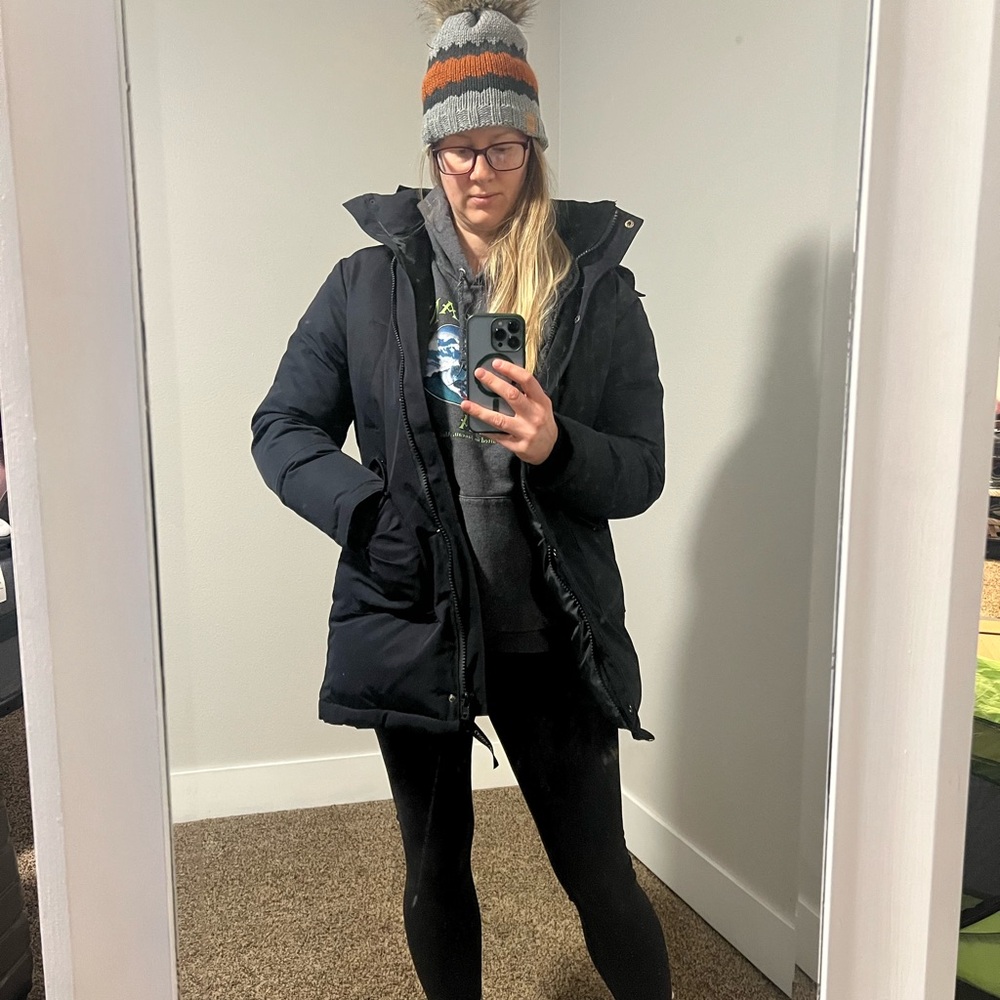 Canada Goose Women's Black Puffer Coat